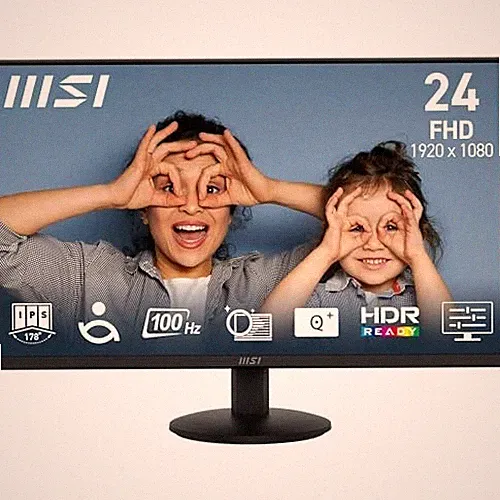 MSI PRO MP242L 3PD5 24" FHD Monitor 100Hz/1ms HDR MP242L-BLACK