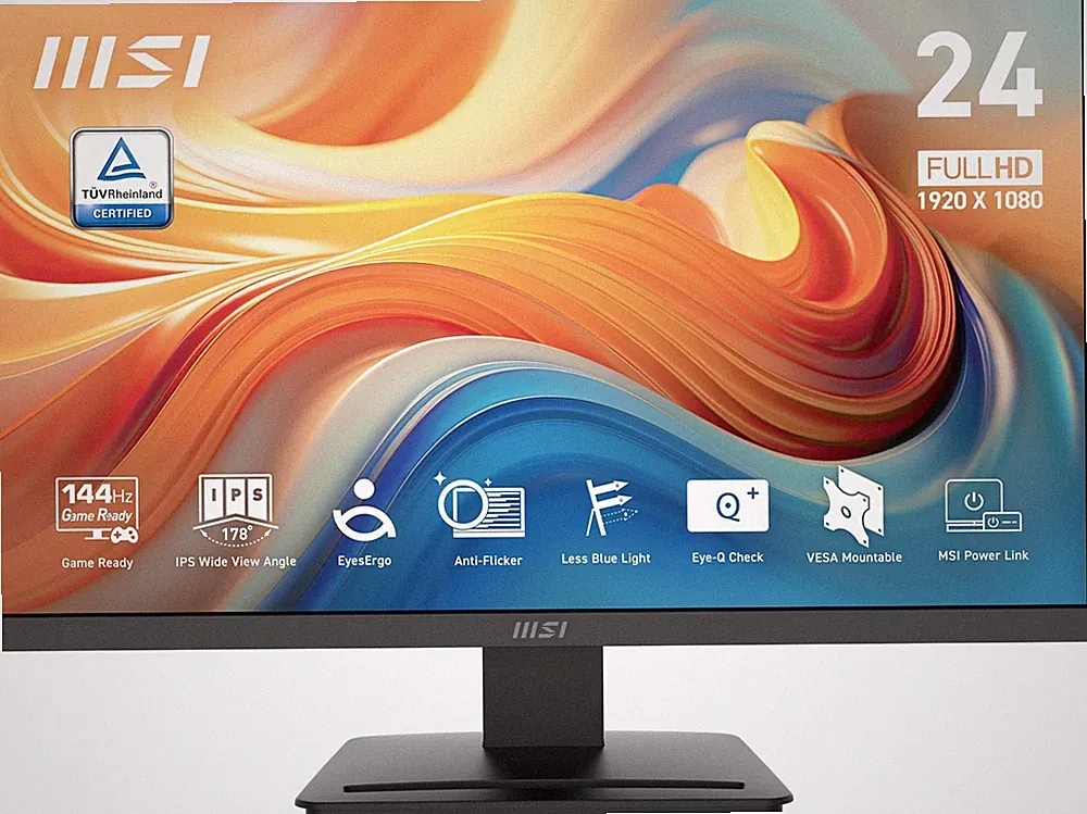 Msi Pro Mp243L E14 24-Inch Ips 1920 X 1080 Fhd Gaming Office Monitor 144Hz