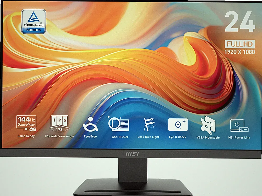 MSI PRO MP243L E14 24-inch IPS 1920 x 1080 (FHD) Gaming Office Monitor, 144Hz