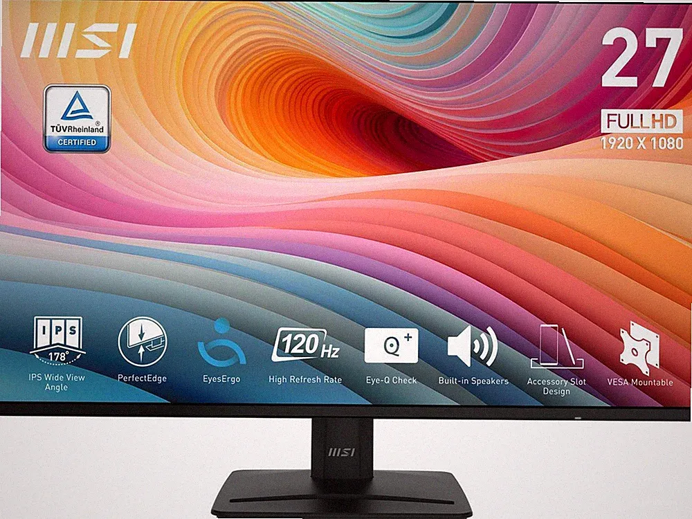 MSI PRO MP271A E2 27-inch IPS 1920 x 1080 (FHD) Gaming Office Monitor, 120Hz, Fr