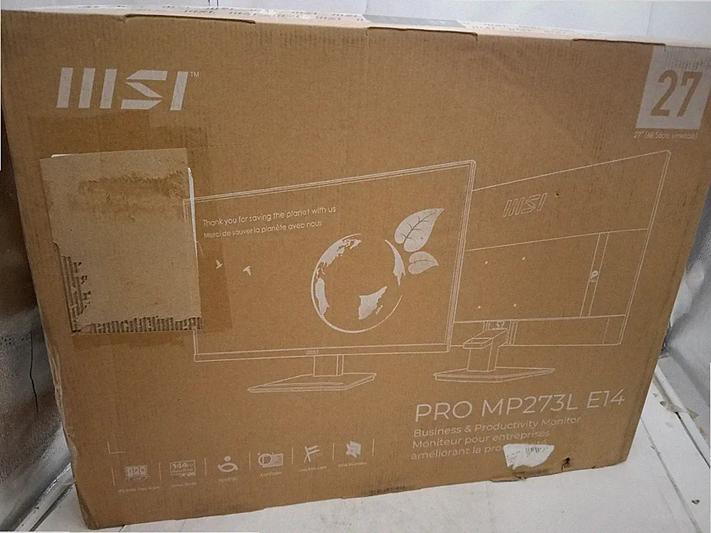 MSI PRO MP273L E14 27-in IPS 1920 x 1080(FHD)Gaming Office Monitor-824142396674