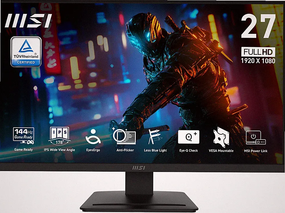 MSI PRO MP273L E14 27-inch IPS 1920 x 1080 (FHD) Gaming Office Monitor, 144Hz, A