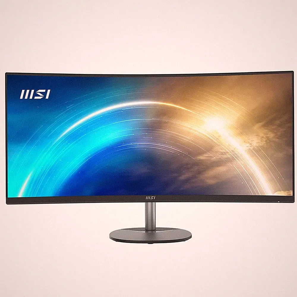 MSI Pro MP341CQ 34" Curved UWQHD LCD Monitor, 100Hz Refresh Rate, 1ms Response