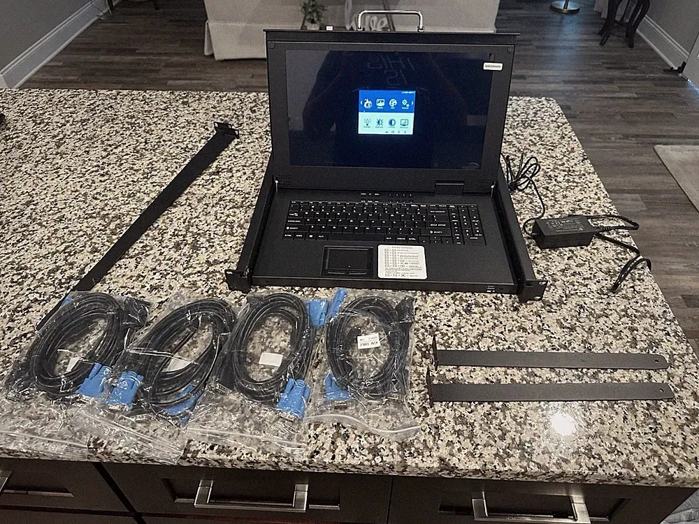 MT-VIKI Rack Mount KVM w/15.6" LCD Monitor, MT-VIKI 8 Port HDMI VGM Switch