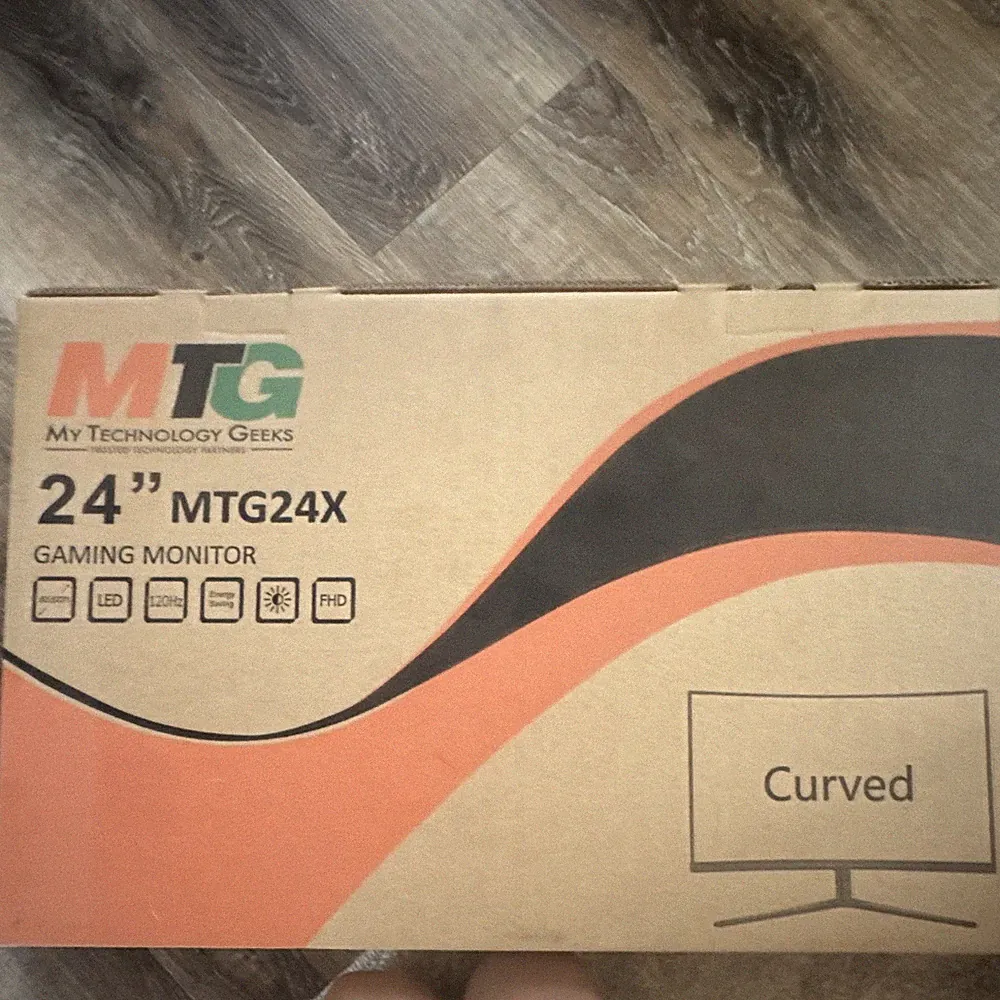 MTG MTG24X 24 in Curved Gaming LED Monitor 1920x1080 120Hz 16:9