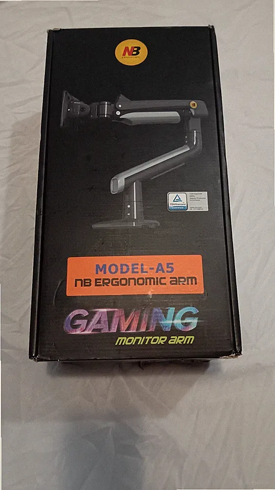 NB Ergonomic Gaming Monitor-Arm for Flat/Ultrawide/Curved Monitors 27'' to 50"