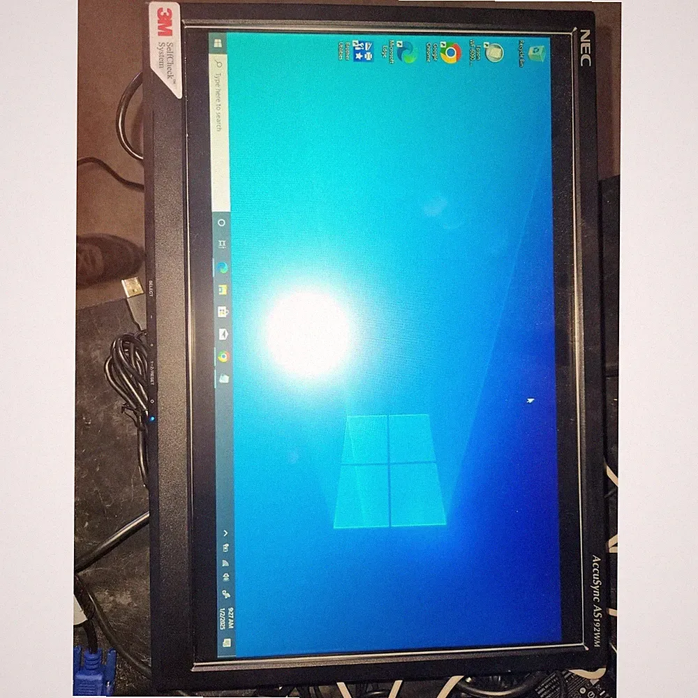 NEC AS192WM AccuSync 19" Widescreen LCD Monitor built in speakers no Stand
