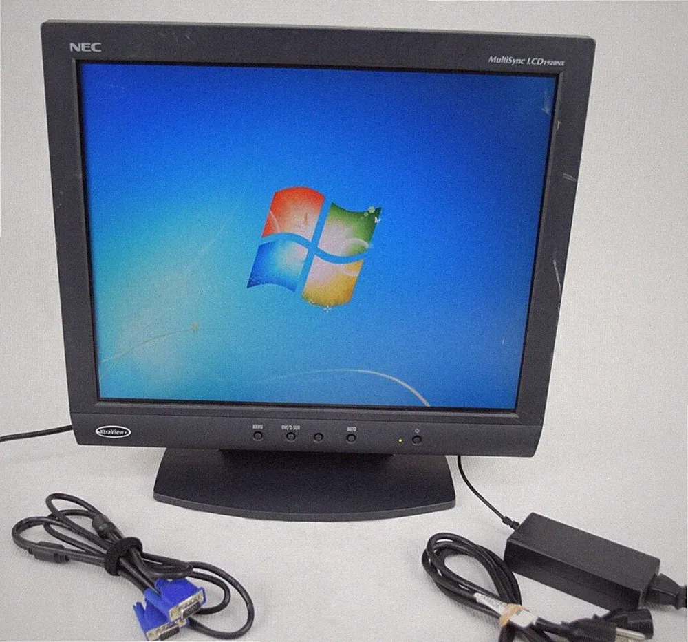 NEC LCD1920NX-BK 19" MultiSync LCD Monitor VGA DVI B