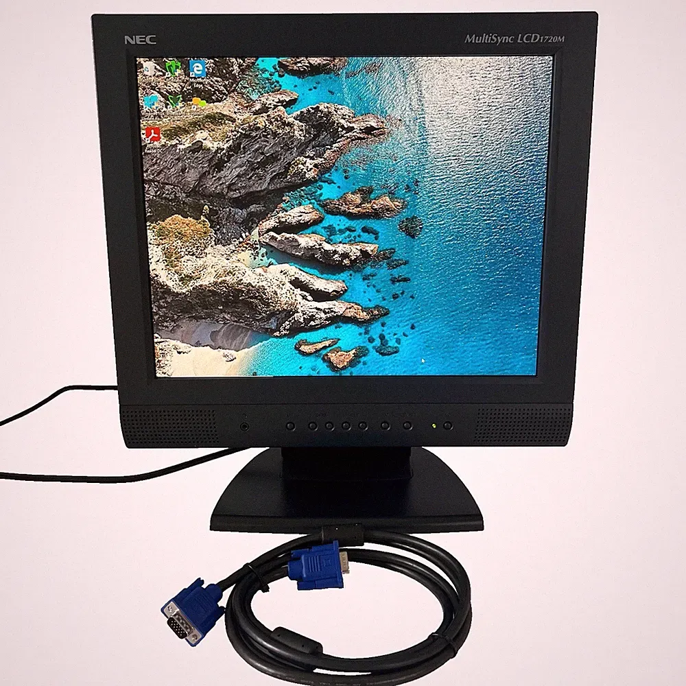 NEC MultiSync LCD1720M 17” VGA LCD Monitor 4:3 Retro Gaming Tested