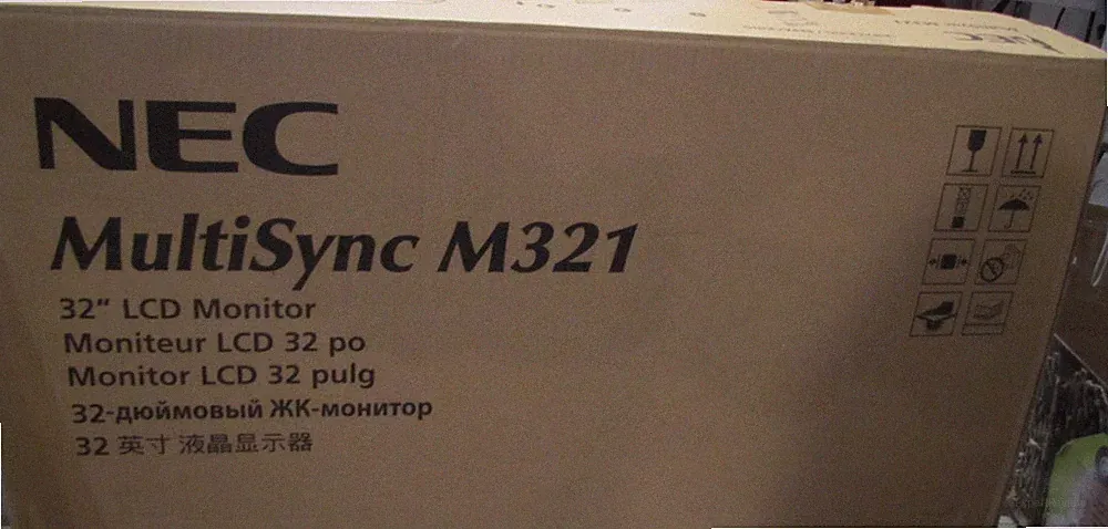NEC MultiSync M321 32" LCD Display 1080p black M321 NEW!