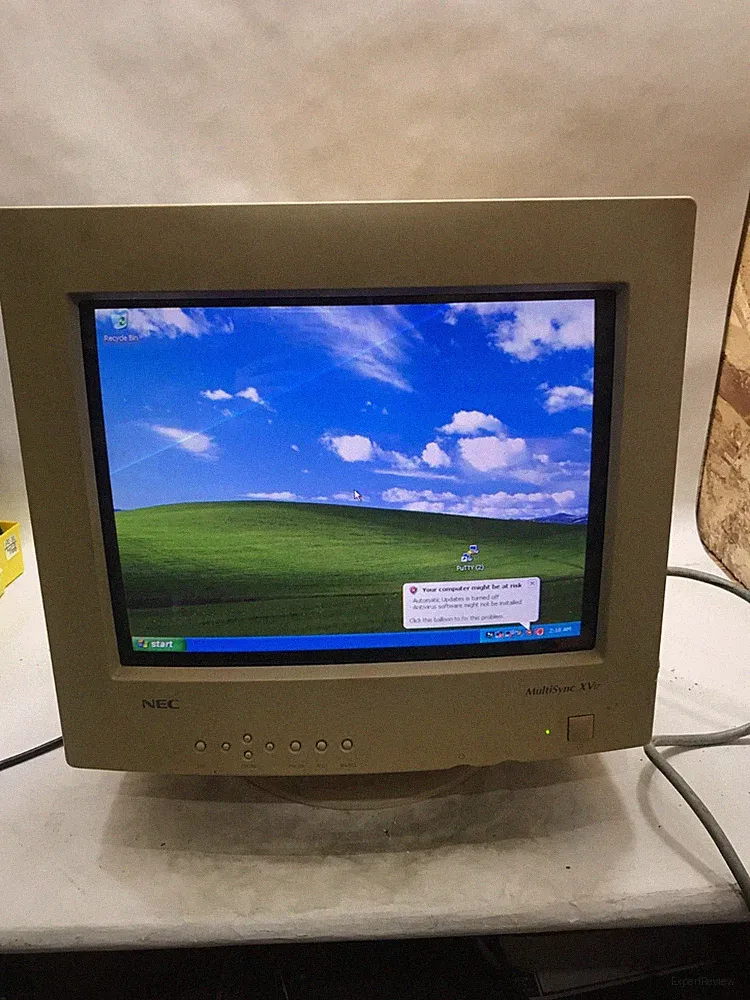 NEC MultiSync XV17 17" CRT Monitor VGA Display 1280x1024 75Hz For Parts READ -DW