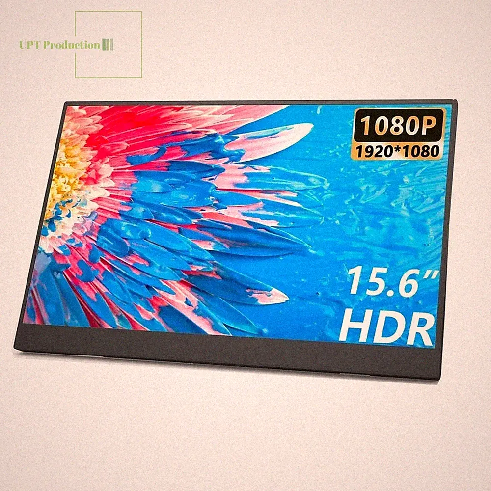 New 15.6 Inch Portable Monitor IPS HDR FHD 1080P USB-C Plug & Play Ultra Slim...