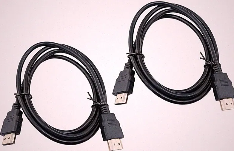 NEW 2-Pack 4K HDMI 5' Foot Cable for PS5 PS4 XBox ONE BluRay DVD LED TV Gaming