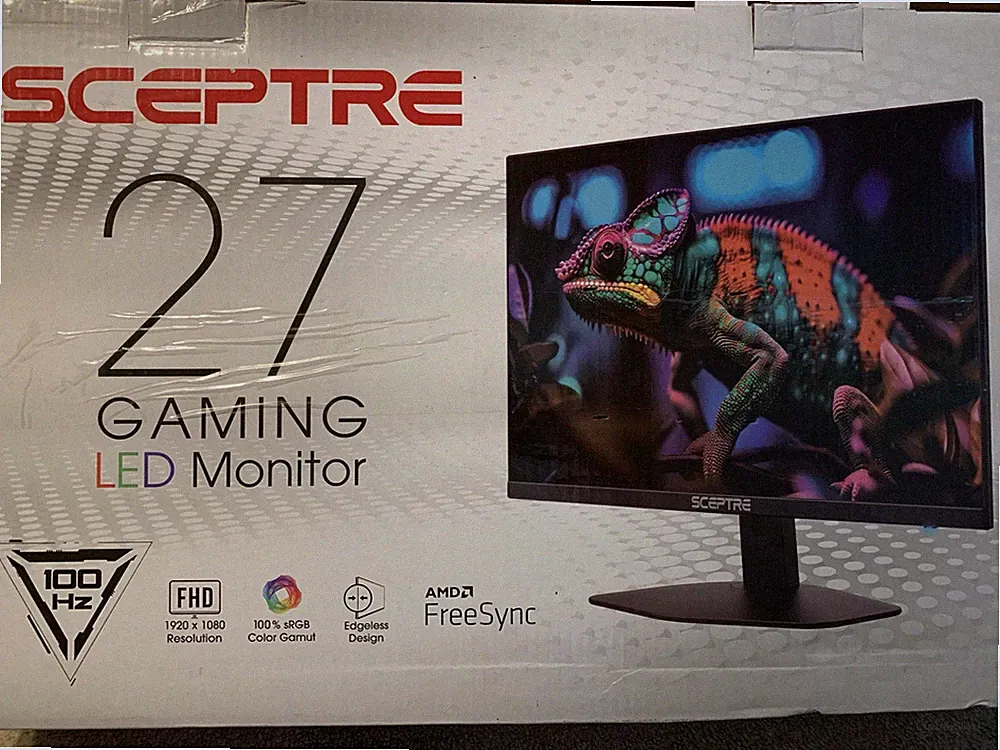 New 27-inch Gaming Monitor 100Hz 1ms DisplayPort HDMI x2 100% sRGB AMD FreeSy...