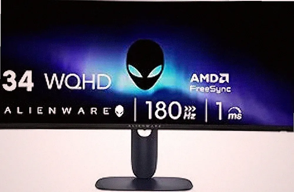 New Alienware AW3425DWM 34in WQHD Curved 180Hz Gaming Monitor 180Hz 1ms Display