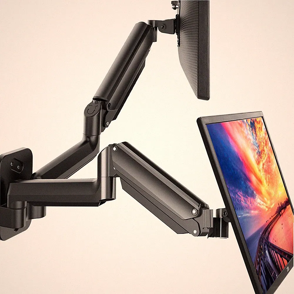New Best HUANUO Gaming Dual Monitor Wall Mount for 17-32 Inch Computer Screen