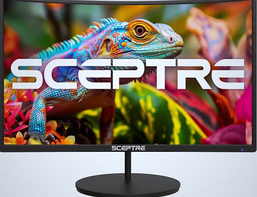 New! Curved 27-Inch Gaming Monitor 100Hz 1080P R1500 98% Srgb HDMI X2 VGA Build
