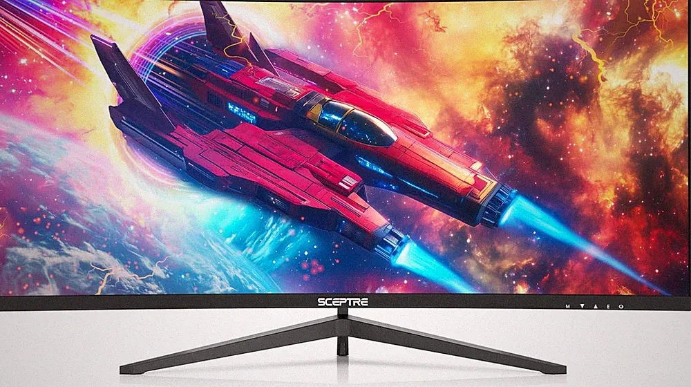 New! Curved 30-Inch Gaming Monitor 200+Hz Freesync Build-In Speakers 2560 X 108