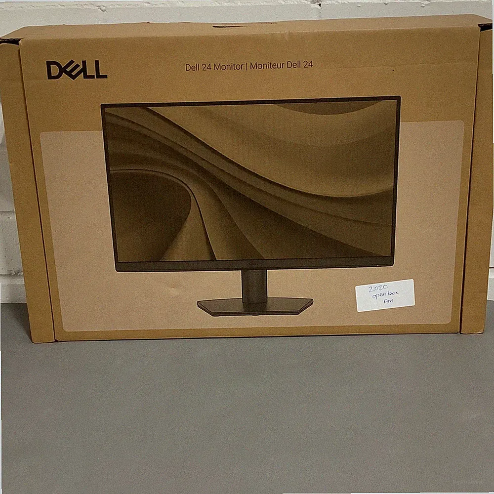 New Dell 24" FHD 16:9 Monitor Dell 24 Model VESA Mountable Flat Widescreen Black