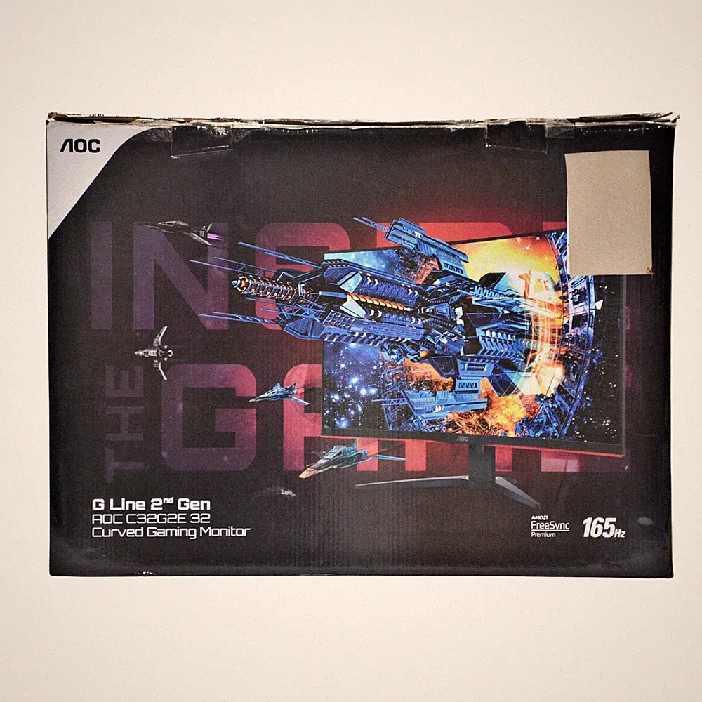 NEW - G Line 2nd Gen AOC C32G2E 32 Curved Gaming Monitor