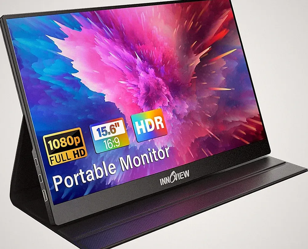 New InnoView Portable Monitor, 15.6 Inch FHD 1080P HDMI USB C External Monitor