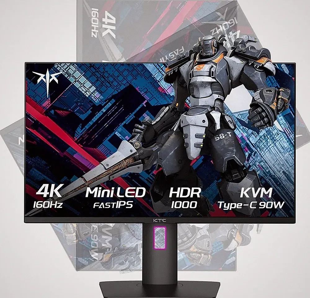 New KTC 27" Gaming Monitor M27P20P (4K 160Hz Mini LED Built-in Speakers)
