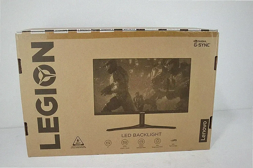 New Lenovo Legion Y27q-20 27" 2560x1440 165Hz 1msWQHD WLED LCD Gaming Monitor