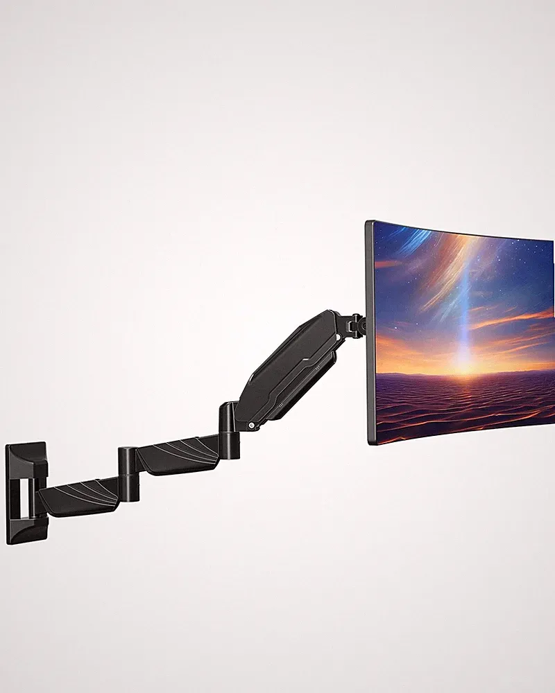 New MOUNTUP Long Arm Monitor Wall Mount for 17-32 Screens, Supports 4.4-17.6lbs