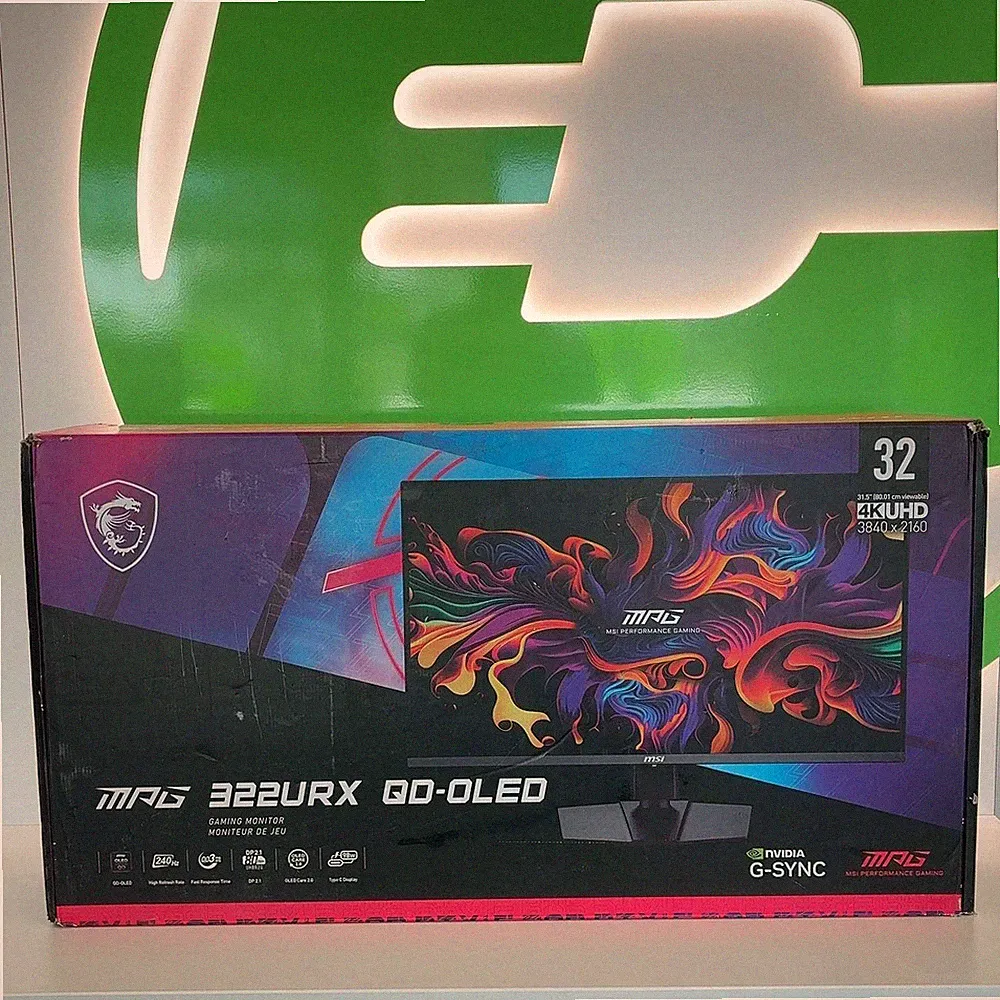 New MSI 31.5" 322URX 4K UHD OLED QD-OLED Gaming Monitor