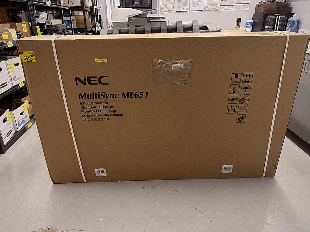 NEW NEC MultiSync 65" LED LCD DIsplay 4K ME651 IPS 3840x2160 8ms 60Hz Commercial