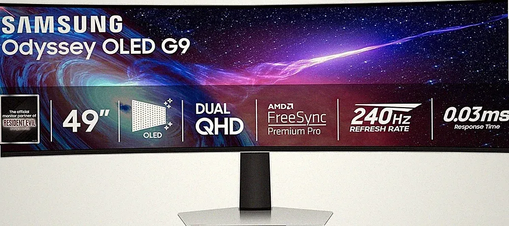 NEW Samsung 49" Odyssey G93SC QD-OLED Curved Gaming Monitor 240Hz LS49CG932SNXZA