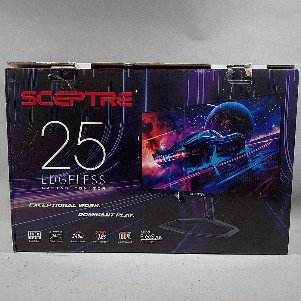 New Sceptre 25" M28U HD LCD Gaming Monitor