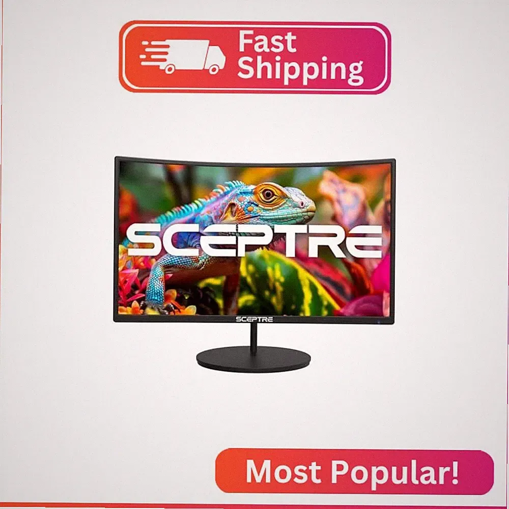 New! Sceptre Curved 27-inch Gaming Monitor 100Hz 1080p R1500 98% sRGB HDMI x2 VG