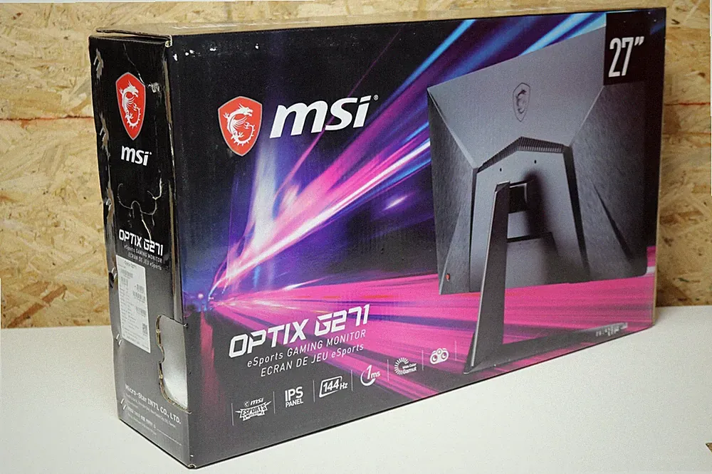 New Sealed MSI Optix G271 27" FHD eSports Gaming Flat Monitor, IPS, 144Hz,1ms