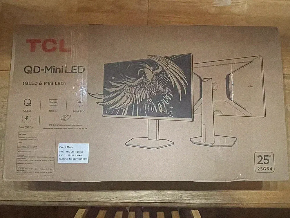 *NEW* TCL 25” G64 Series FHD HDR QD-Mini LED Gaming Monitor - 25G64