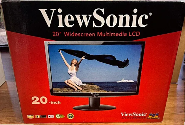 New ViewSonic 20" widescreen multimedia LCD Monitor vx2033wm
