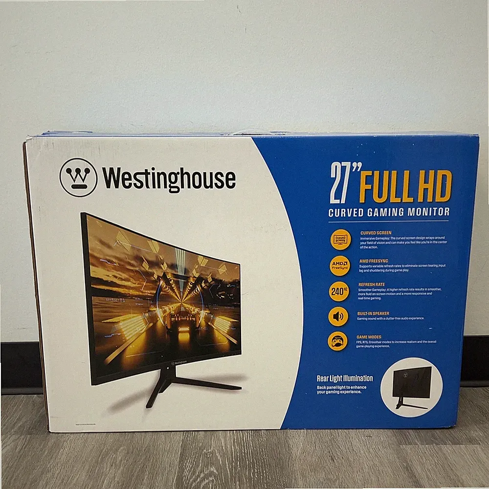 New Westinghouse 27" FHD LCD Curved Gaming Monitor