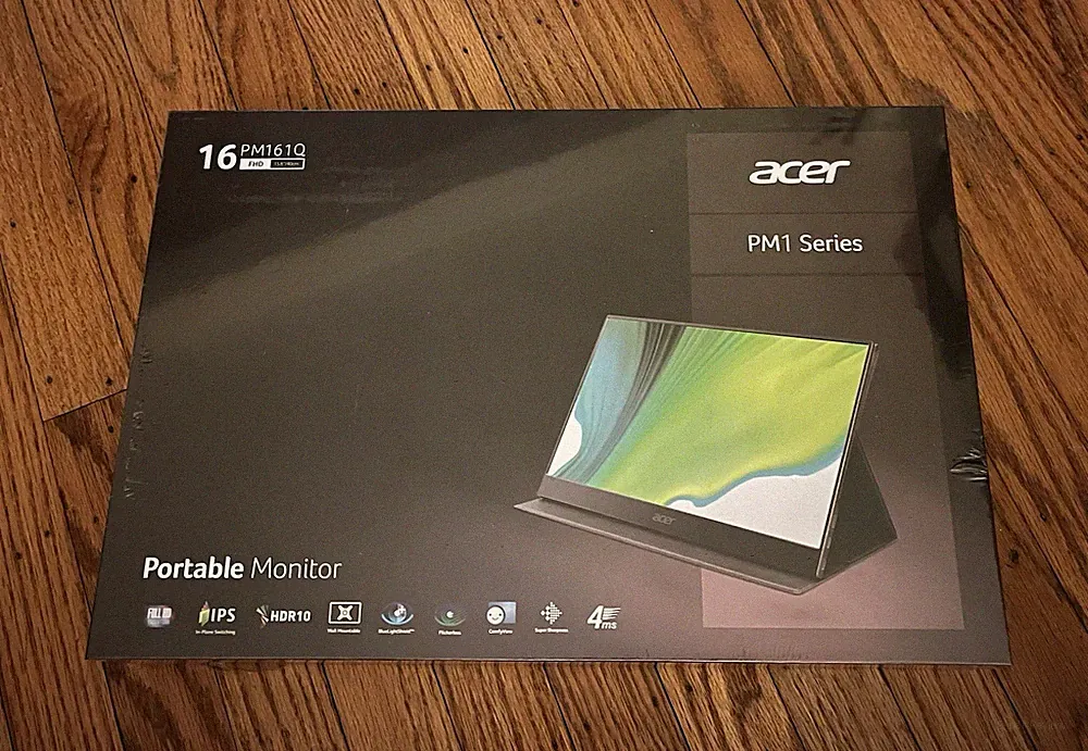 NIB ACER PM161Q Portable USB-C monitor