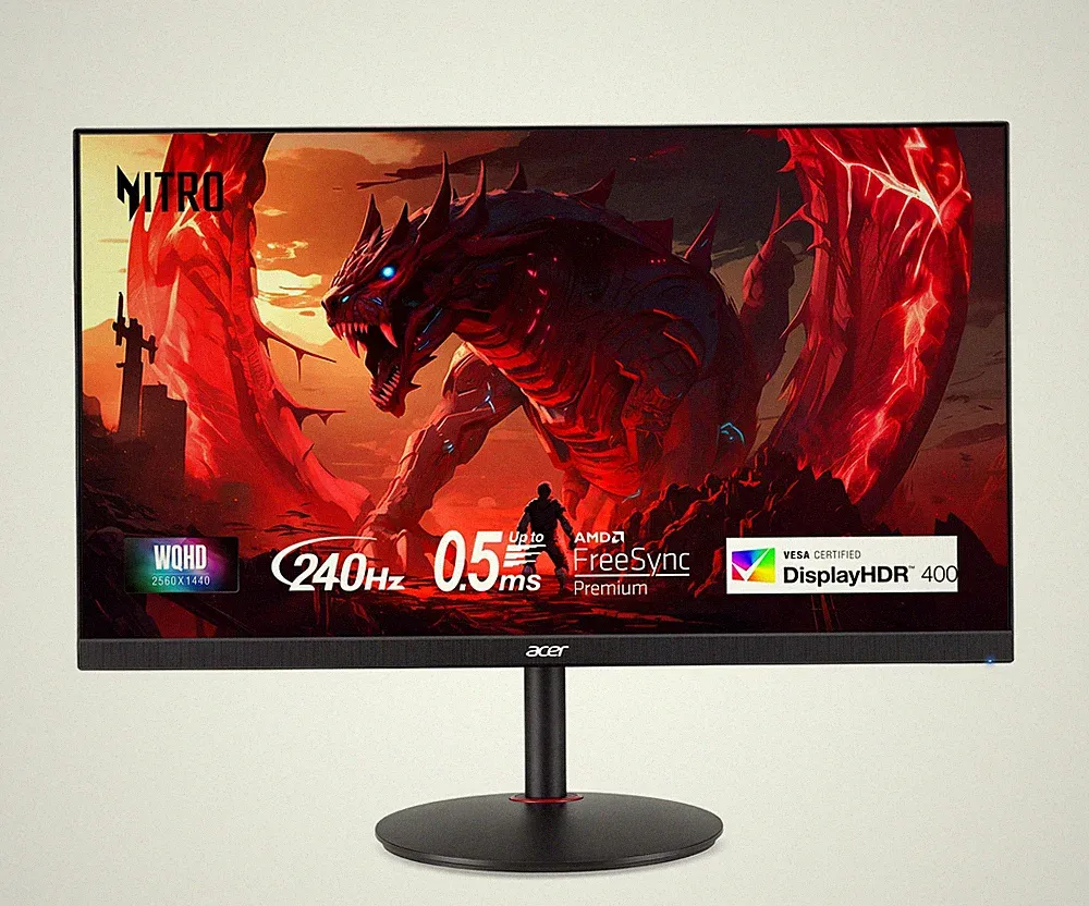 Nitro 27" WQHD 2560 x 1440 PC Gaming IPS AMD FreeSync Premium | Up to 240Hz R...
