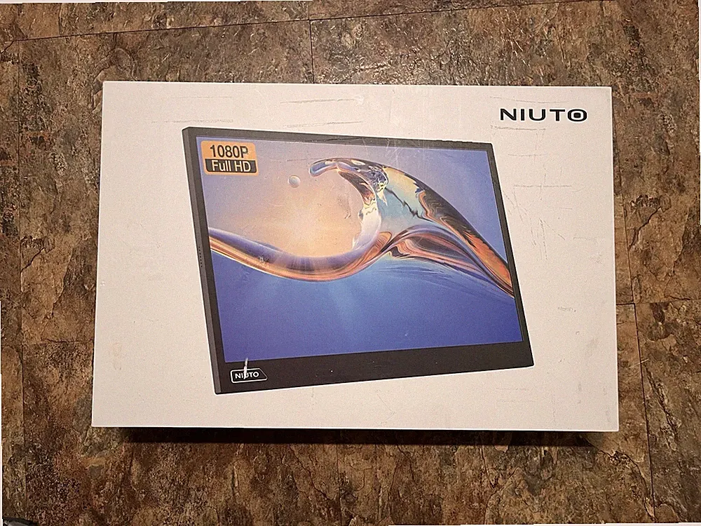 NIUTO Portable Monitor 144hz 17.3 inch 100% sRGB FHD HDR IPS 1920x1080 VESA U...