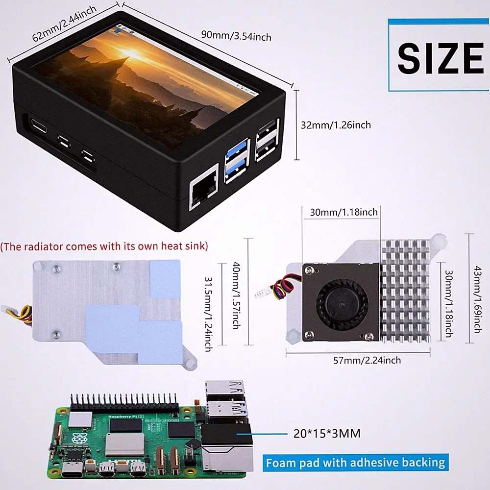 Official Pi 5 Active Cooler Bundle for Raspberry Pi 5