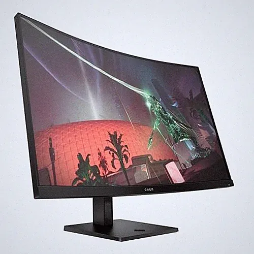 OMEN BY HP 31.5 INCH QHD 165HZ CURVED GAMING MONITOR OMEN 32C BLACK