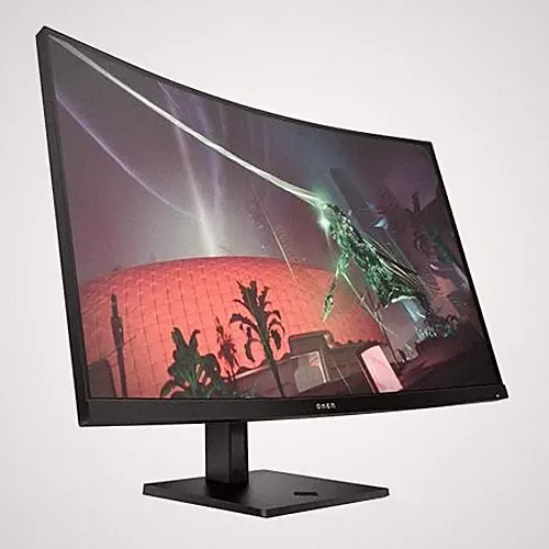 OMEN BY HP 31.5 INCH QHD 165HZ CURVED GAMING MONITOR OMEN 32C BLACK
