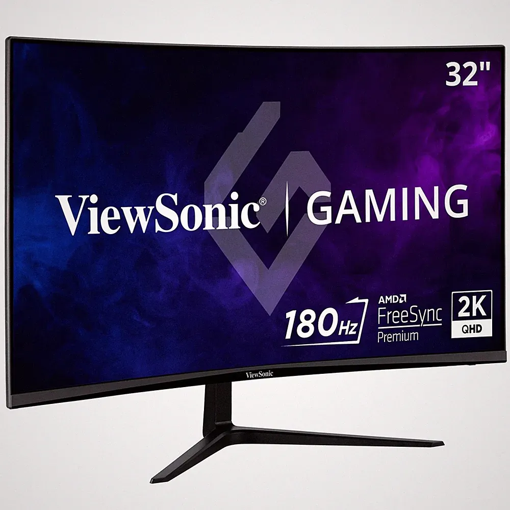 Omni VX3218C-2K 32 Inch Curved 1ms 1440p 165hz Gaming Monitor with FreeSync , Ey