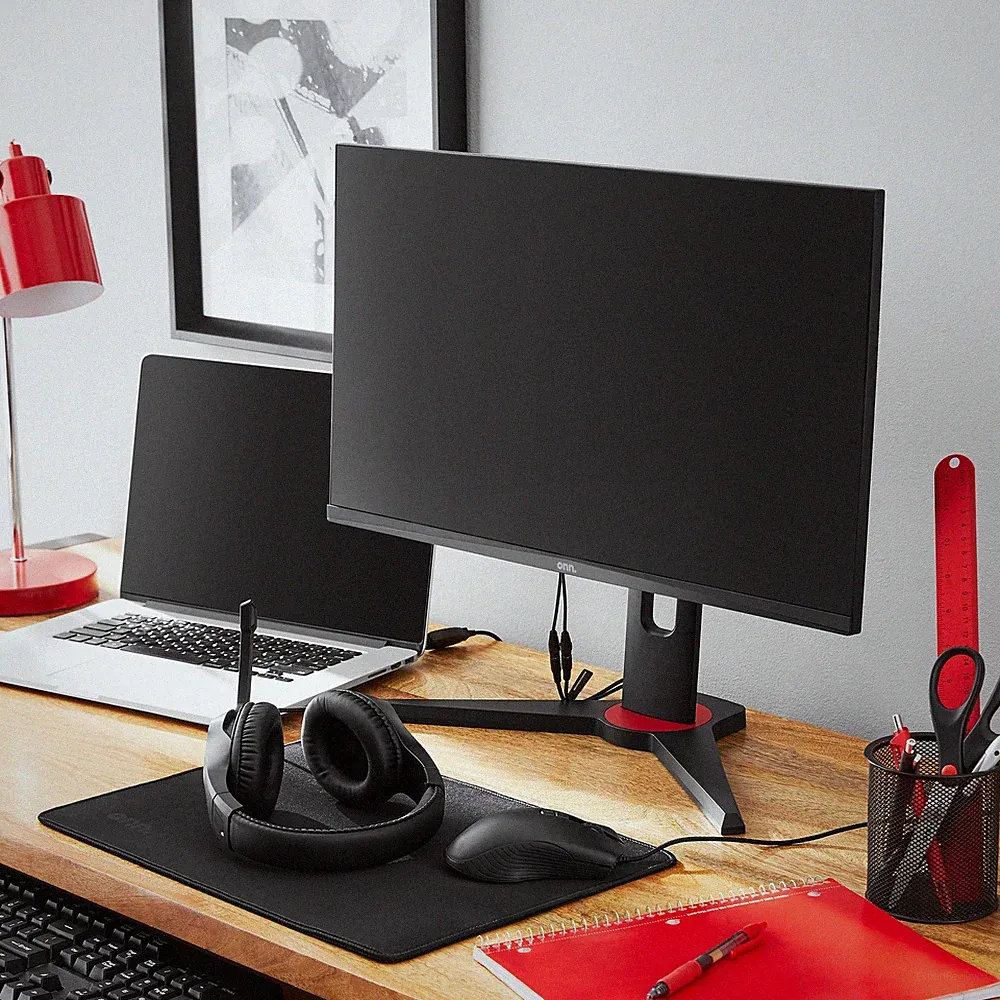Onn 100027813 24-in FHD 1080p 165hz 1ms FreeSync Gaming Monitor, includes 6ft