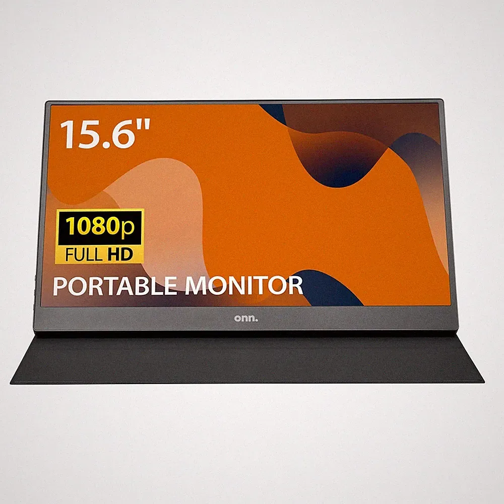onn 100147048 15.6" FHD (1920 x 1080p) LCD Portable Office Monitor, with Cable