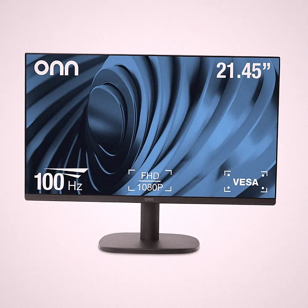 onn. 22" FHD 1080p 100Hz LED Bezel-Less Monitor HDMI VGA 100140681