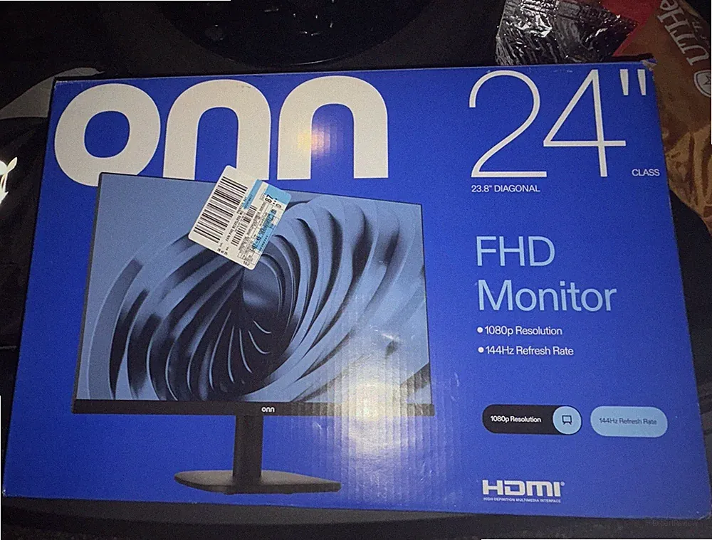 onn. 24in FHD 1080p 144Hz LED Monitor HDMI VGA, got the wrong one, can’t return