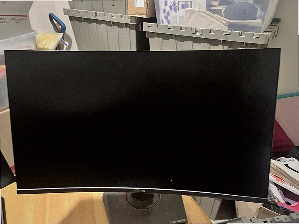 Pair Of Curved Gaming Monitors