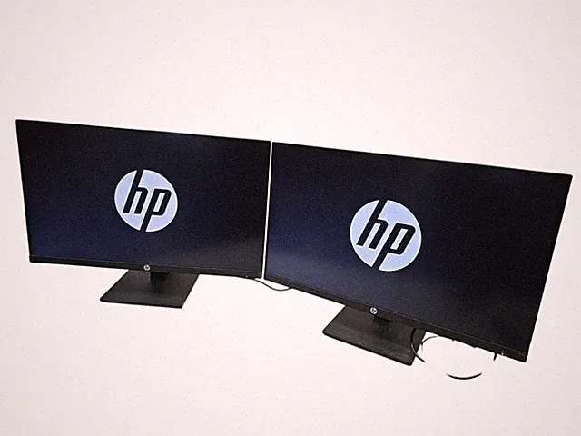 Pair of HP X27q 27" 165Hz IPS LCD QHD Gaming Monitor Tested Grade A good
